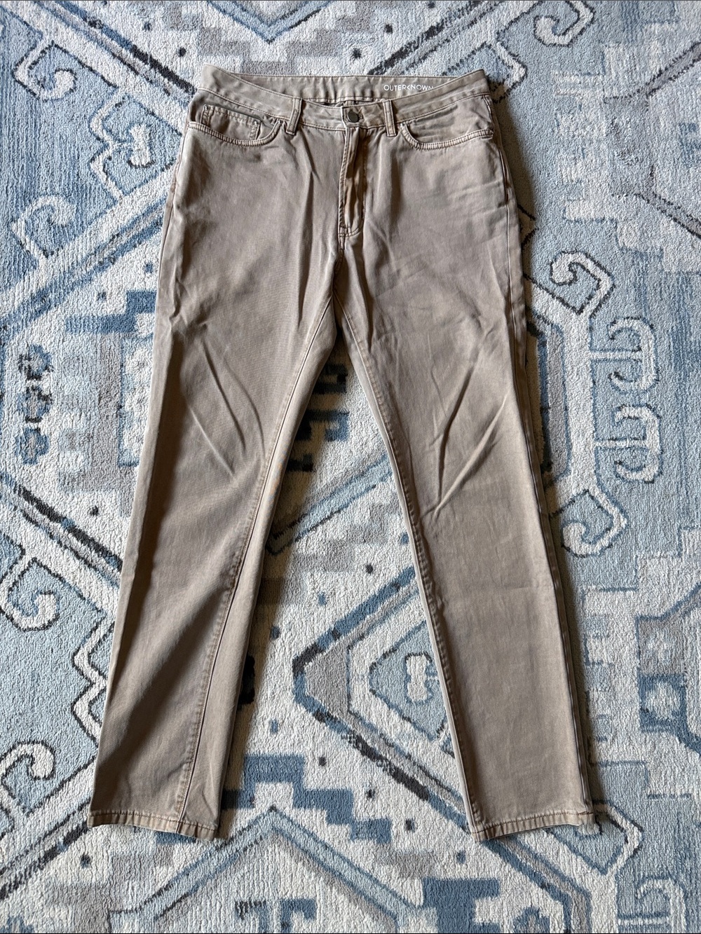 Outerknown Men's Khaki Chinos - 32x30